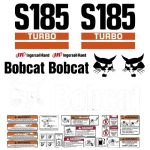 Stickerset Bobcat S185 Turbo