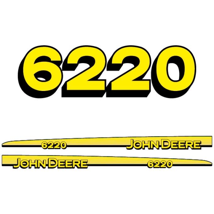 Typenschild "John Deere 6220"