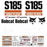 Stickerset Bobcat S185 High Flow