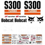 Stickerset Bobcat S300 Turbo