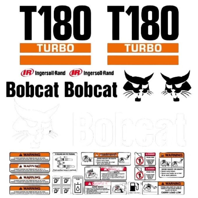 Stickerset Bobcat T180 Turbo