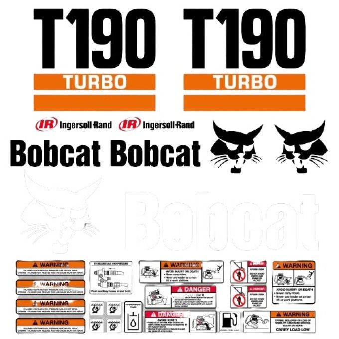 Stickerset Bobcat T190 Turbo