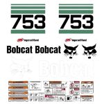 Stickerset Bobcat 753