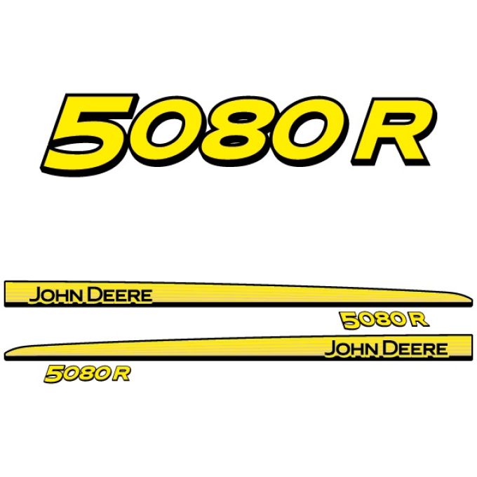 Stickerset John Deere 5080 R