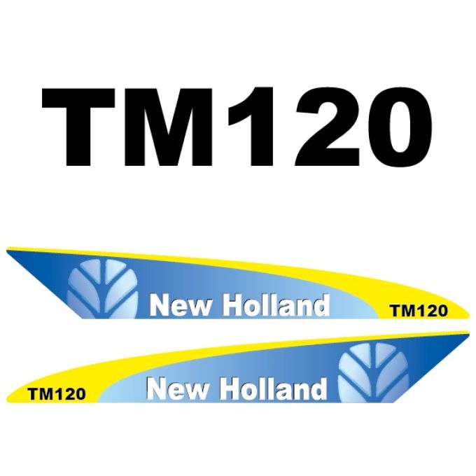 Stickerset New Holland TM120