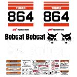 Stickerset Bobcat 864 Turbo