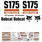 Stickerset Bobcat S175 High Flow