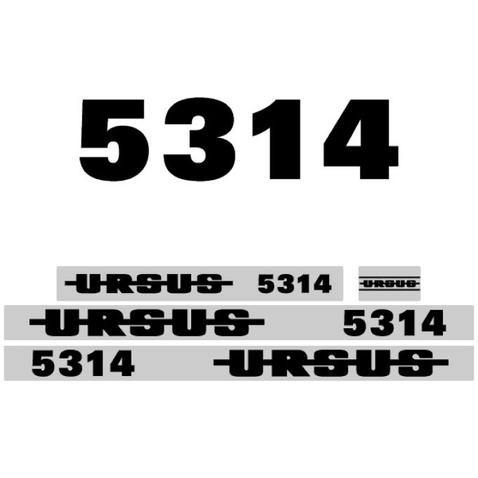 Stickerset Ursus 5314