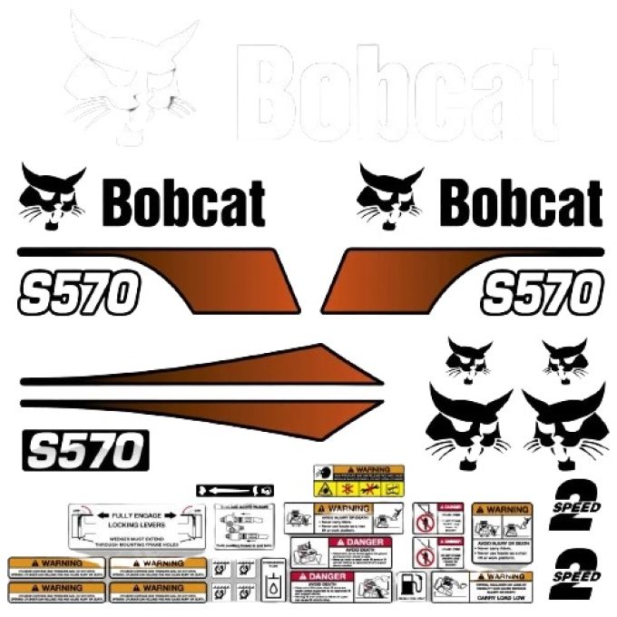 Stickerset Bobcat S570