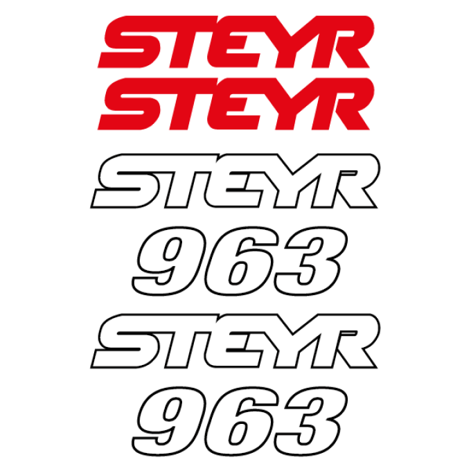 Stickerset Steyr 963