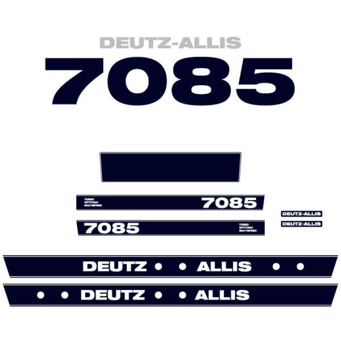 Stickerset Deutz Allis 7085