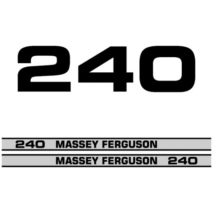Stickerset Massey Ferguson 240