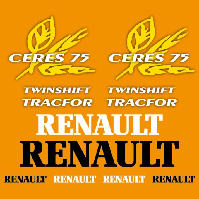 Stickerset Renault Ceres 75 Twinshift