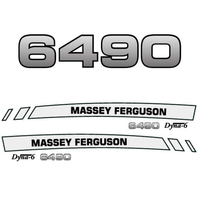 Stickerset Massey Ferguson 6490