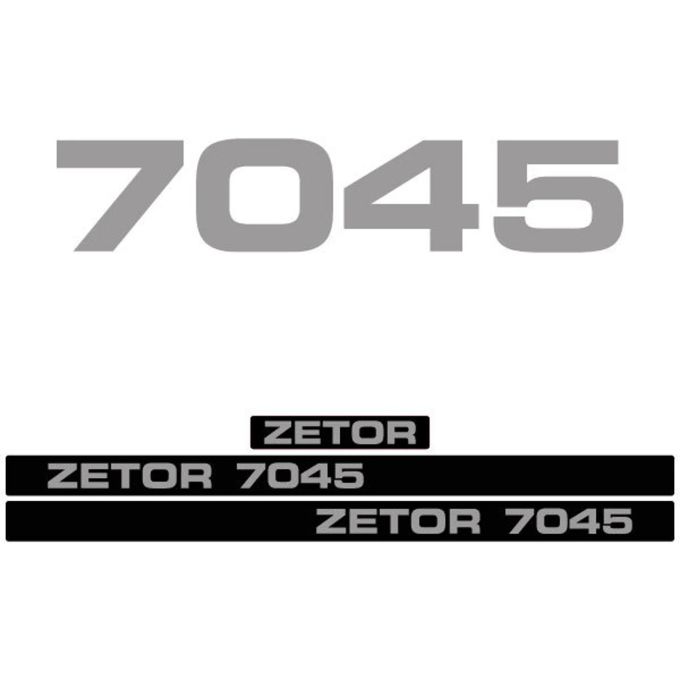 Stickerset Zetor 7045