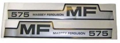 Kit autocollants latéraux Massey Ferguson 575