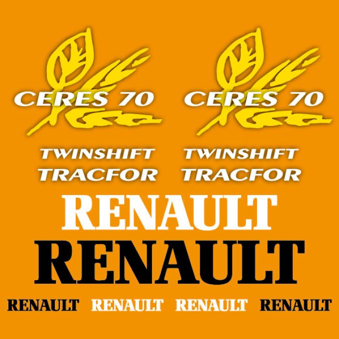 Stickerset Renault Ceres 70 Twinshift