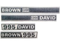 Kit autocollants latéraux David Brown 995