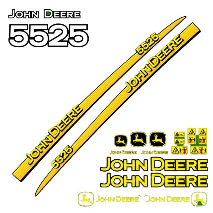 Stickerset John Deere 5525