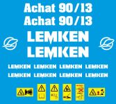 Stickerset Lemken Achat 90/13