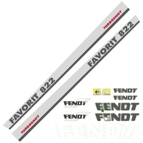 Stickerset Fendt 822 Favorit 97/02-set