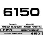 Typenschild Massey Ferguson 6150