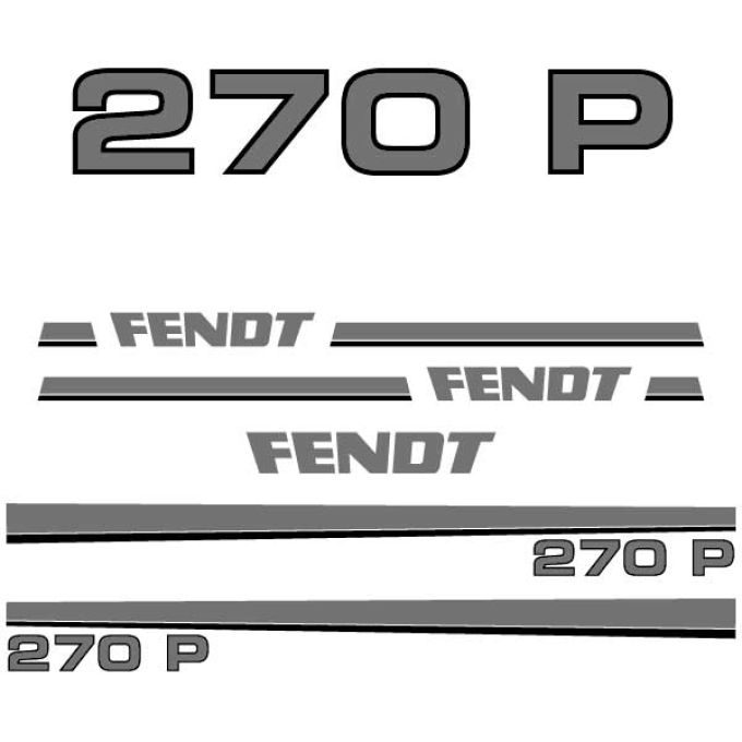 Stickerset Fendt 270 P