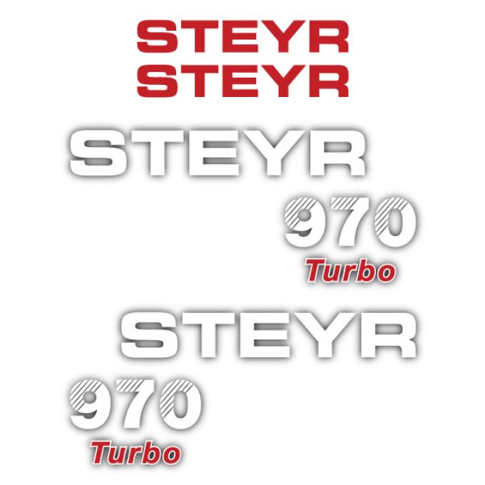 Stickerset Steyr 970 Turbo