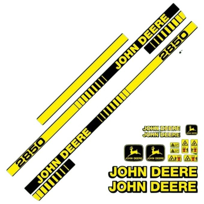 Stickerset John Deere 2850