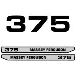 Kit autocollants latéraux Massey Ferguson 375