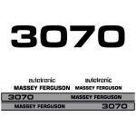 Typenschild Massey Ferguson 3070