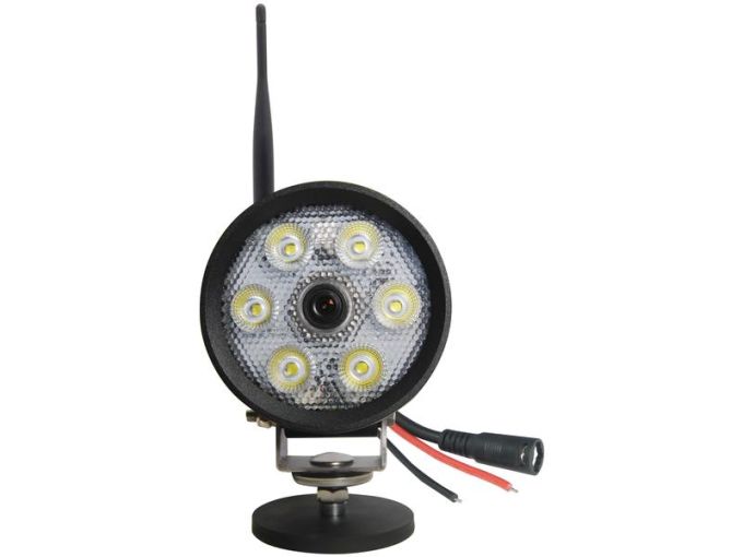 Led Werklamp met ingebouwde camera, Draadloze, 10-32V