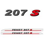 Stickerset Fendt 207 S