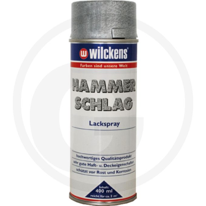 Hamerslag-lakspray zilver Spuitbus 400 ml