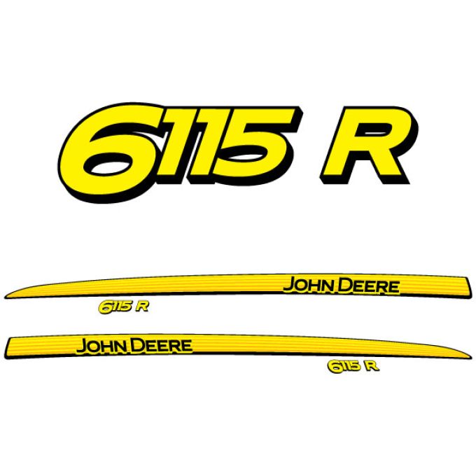 Stickerset John Deere 6115 R