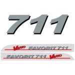 Typenschild Fendt Favorit 711 Vario