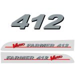 Kit autocollants latéraux Fendt Farmer 412 Vario