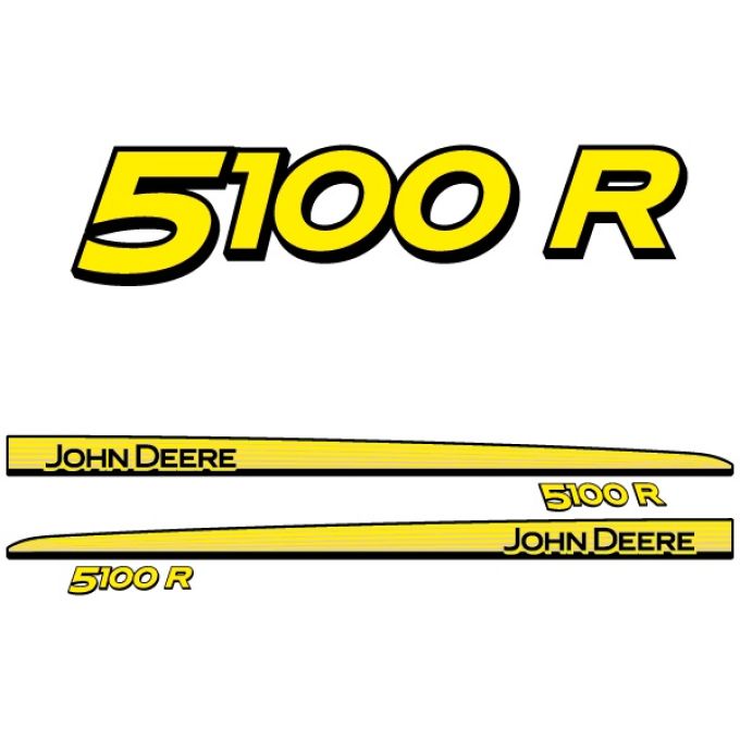 Stickerset John Deere 5100 R