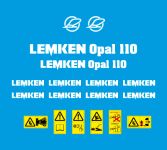 Stickerset Lemken Opal 110