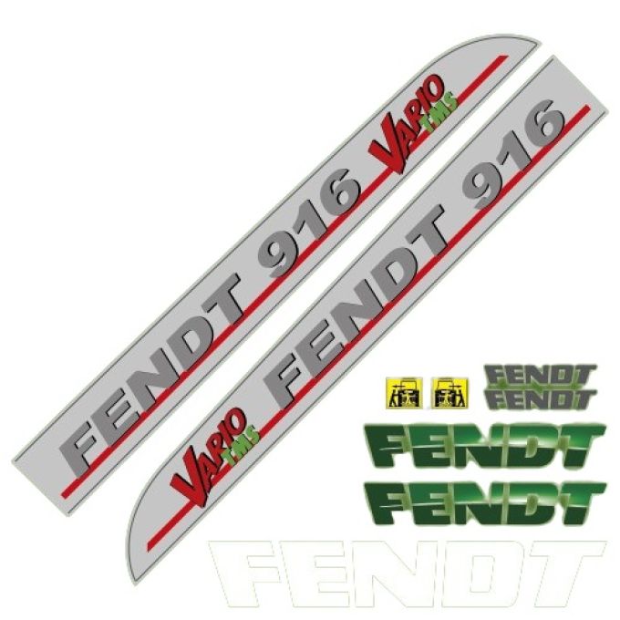 Stickerset Fendt 916 TMS Vario -set