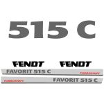 Typenschild Fendt Favorit 515 C