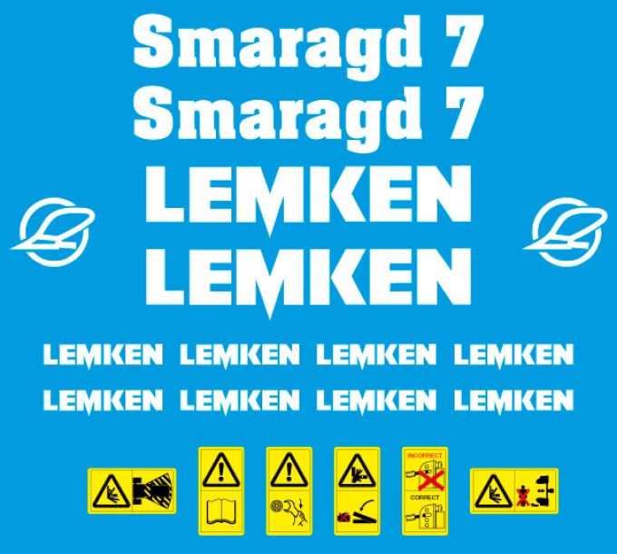 Stickerset Lemken Smaragd 7