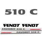 Typenschild Fendt Favorit 510 C