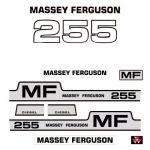 Stickerset Massey Ferguson 255 Diesel