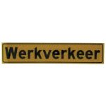 Magneetkaart "Werkverkeer" 350x70 mm