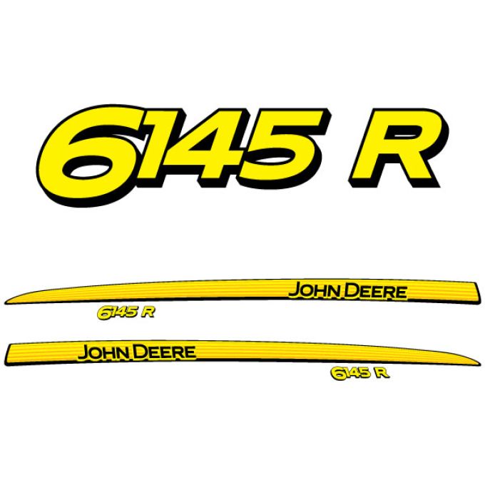 Stickerset John Deere 6145 R