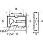 Hella LED-Achterlicht 96 x 80 x 26mm