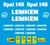 Stickerset Lemken Opal 140