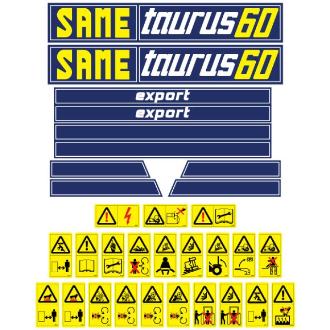 Stickerset Same Taurus 60