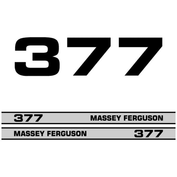 Stickerset Massey Ferguson 377